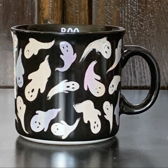 Flying Ghosts Ceramic Halloween Mug - Picture 3 of 9